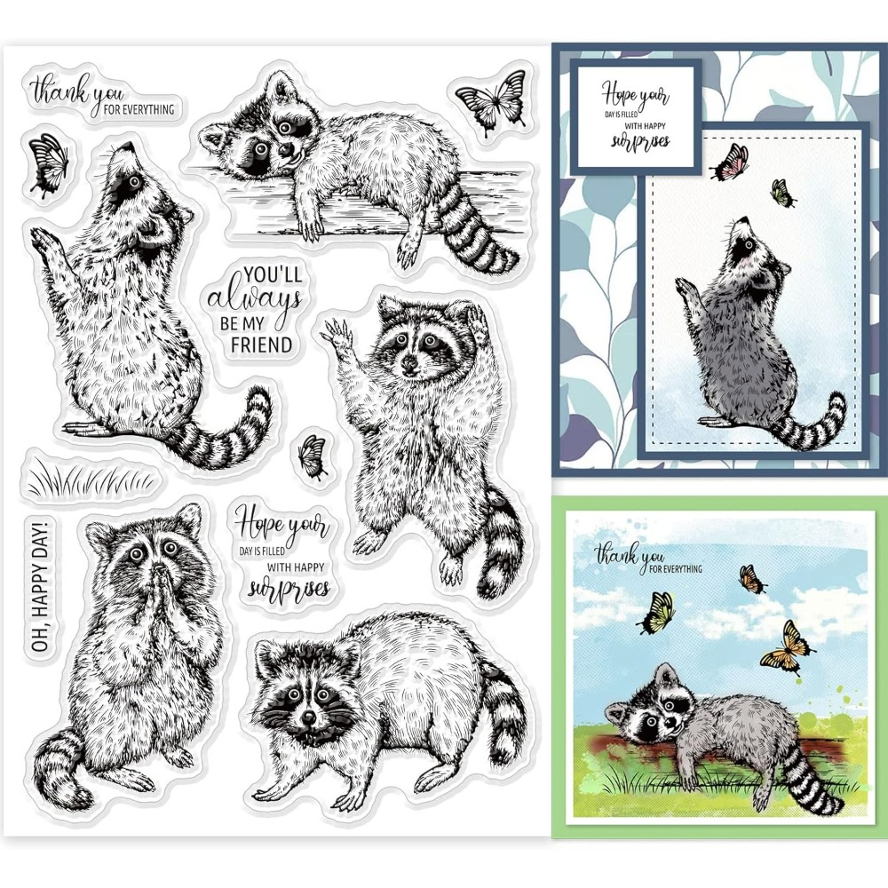 Clear Silicone Stamps For Card Making - Tampons transparents en silicone pour cartes