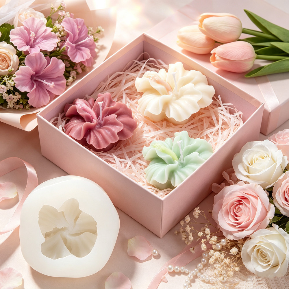 Silicone Epoxy Resin Molds Set - Moule à bougie en forme de