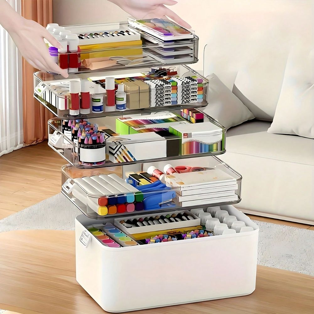 Sewing - Organiseur de médicaments transparent à plusieurs