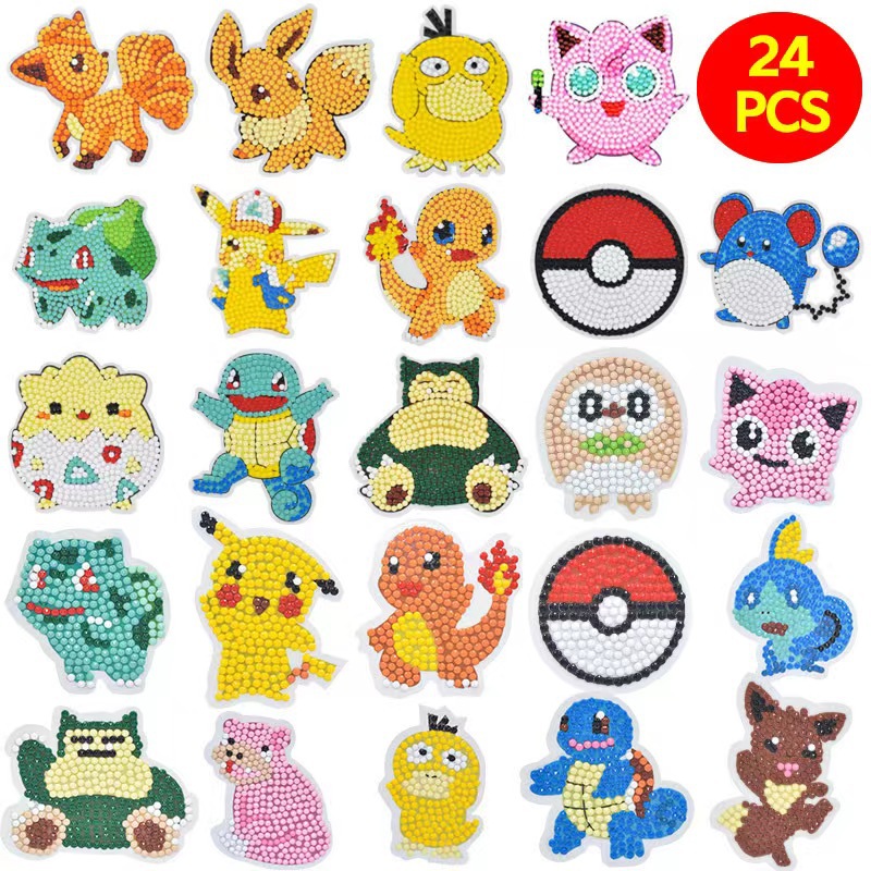 Peinture diamant Pikachu de de - 5D Diamond Painting Kit Full Drill avis et prix