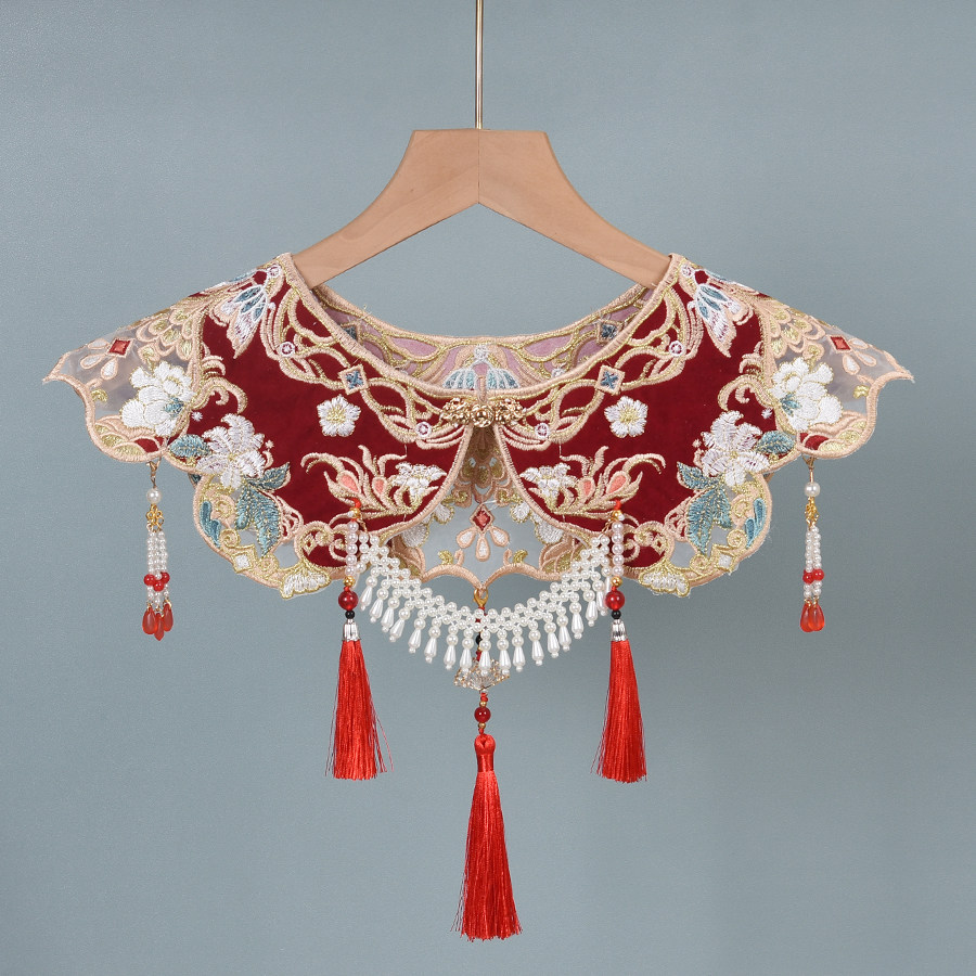 Collier de perles rouge nuageu - Beading avis et prix