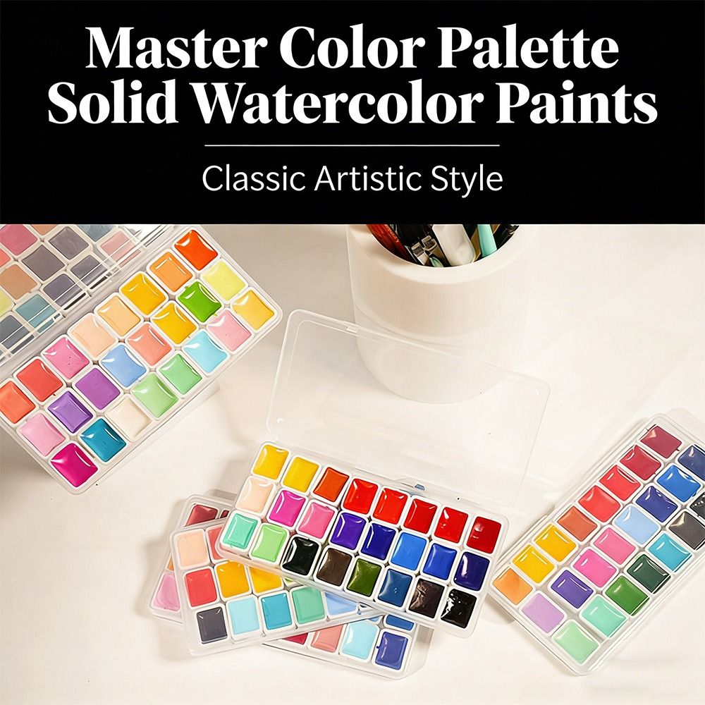 Ensemble de peintures à l'aqua - Watercolor Paint Set Solid Pigment avis et prix