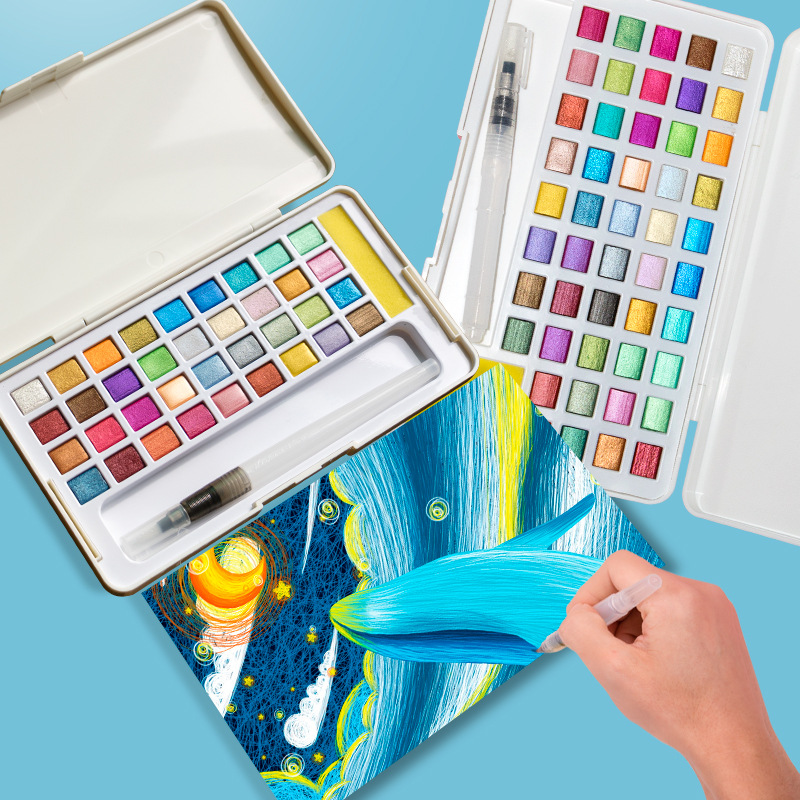 Ensemble de peinture aquarelle - Watercolor Paint Set Solid Pigment avis et prix