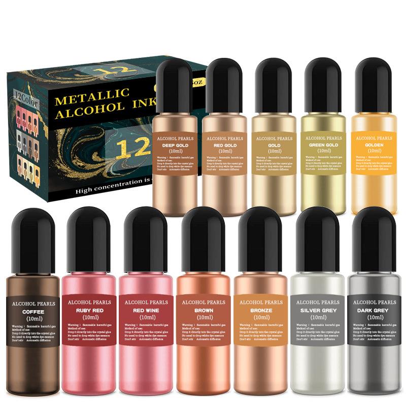 Kit de pigments en résine d'él - Silicone Epoxy Resin Molds Set avis et prix