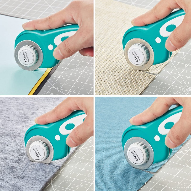 Cutter rotatif 45 mm avec poig - Rotary Cutter For Fabric 45Mm avis et prix