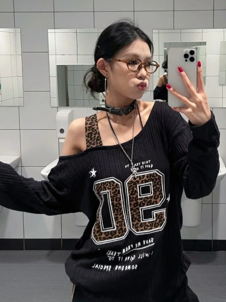 T-shirt Y2K patchwork imprimé  - Embroidery avis et prix