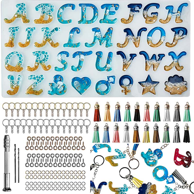 Moule en Silicone de l'alphabe - Silicone Epoxy Resin Molds Set avis et prix