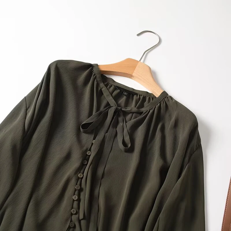 Chemisier ample vert foncé à m - Embroidery avis et prix