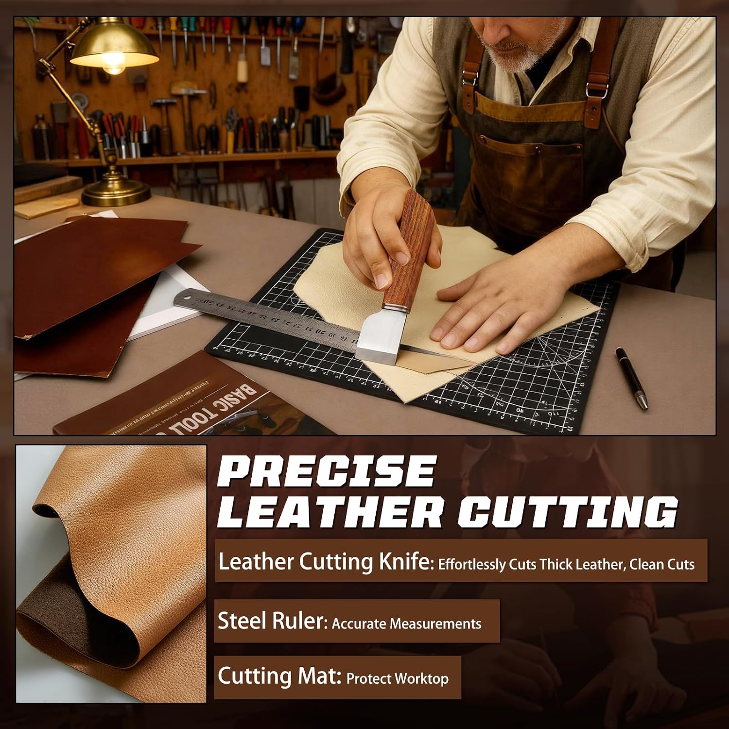 Kit de travail du cuir, outils - Sewing avis et prix