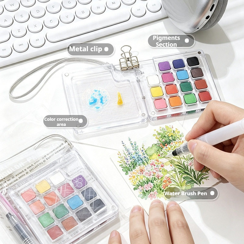 Ensemble de peinture aquarelle - Watercolor Paint Set Solid Pigment avis et prix