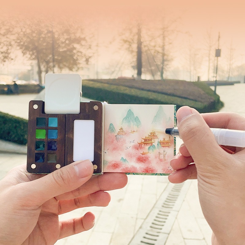 Mini Pigment d'Interconnexion  - Watercolor Paint Set Solid Pigment avis et prix
